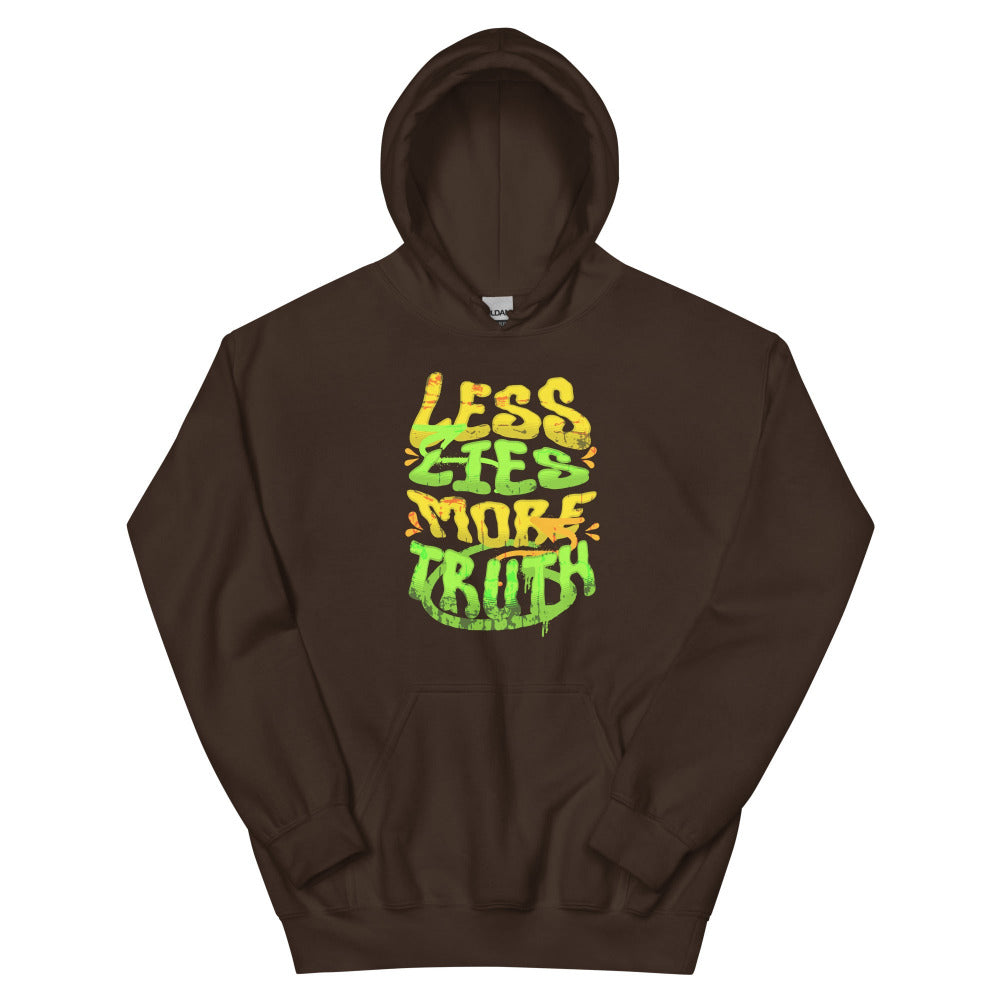Less Lies More Truth Hoodie - Dark Chocolate Color - https://ascensionemporium.net